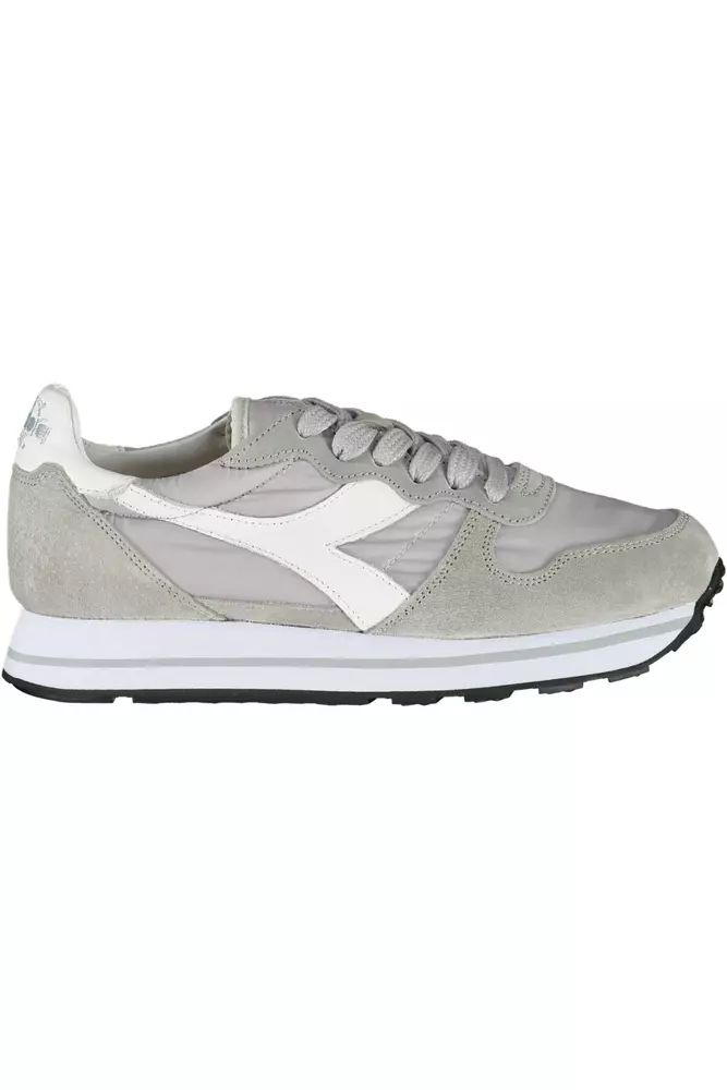 Diadora Gray Fabric Sneaker