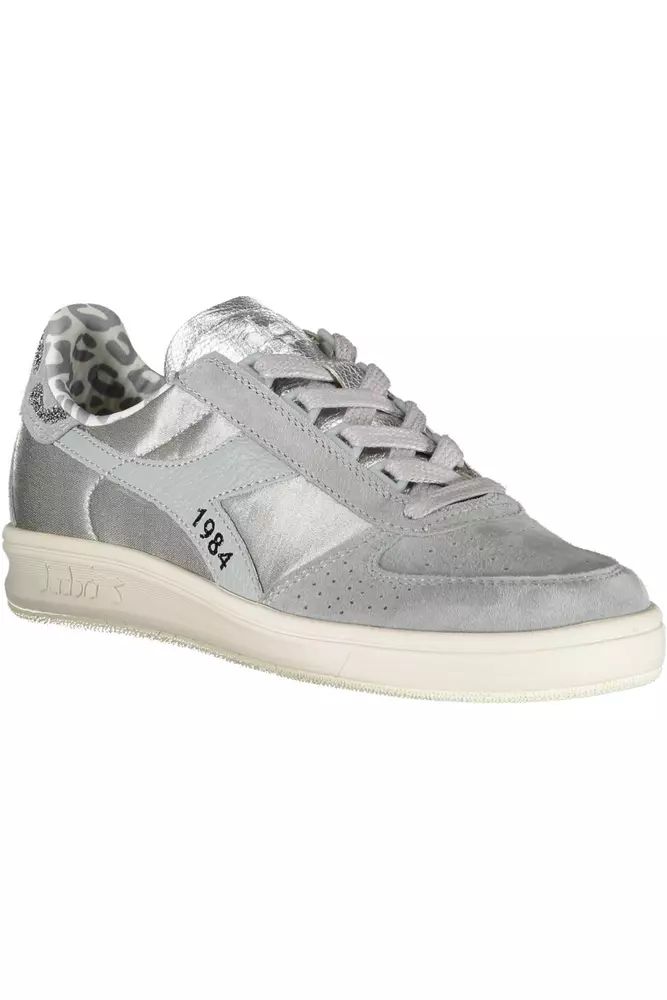 Diadora Gray Fabric Sneaker