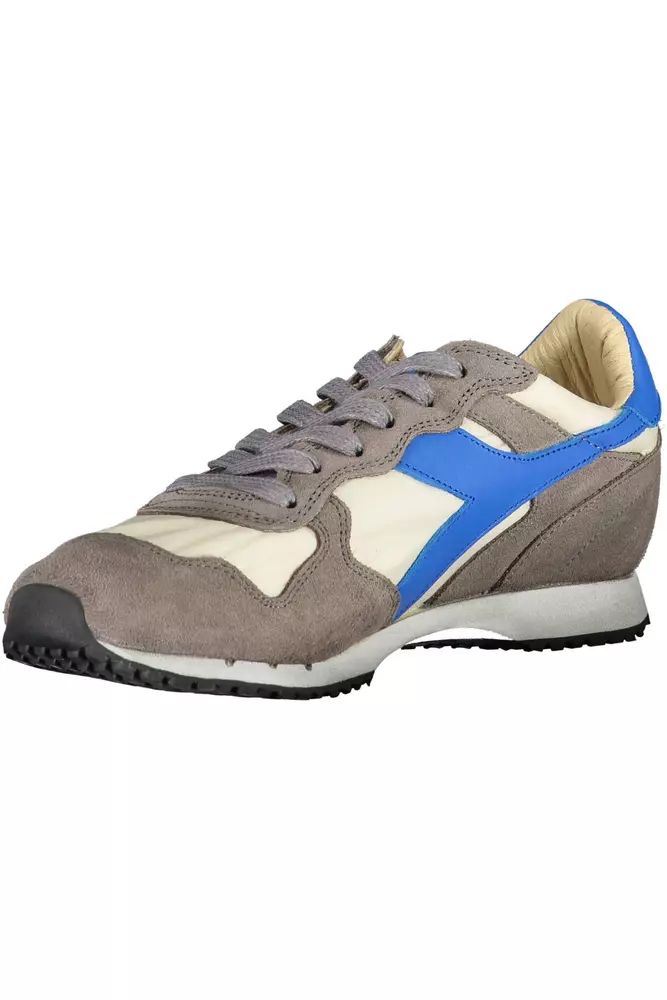 Diadora Gray Fabric Sneaker