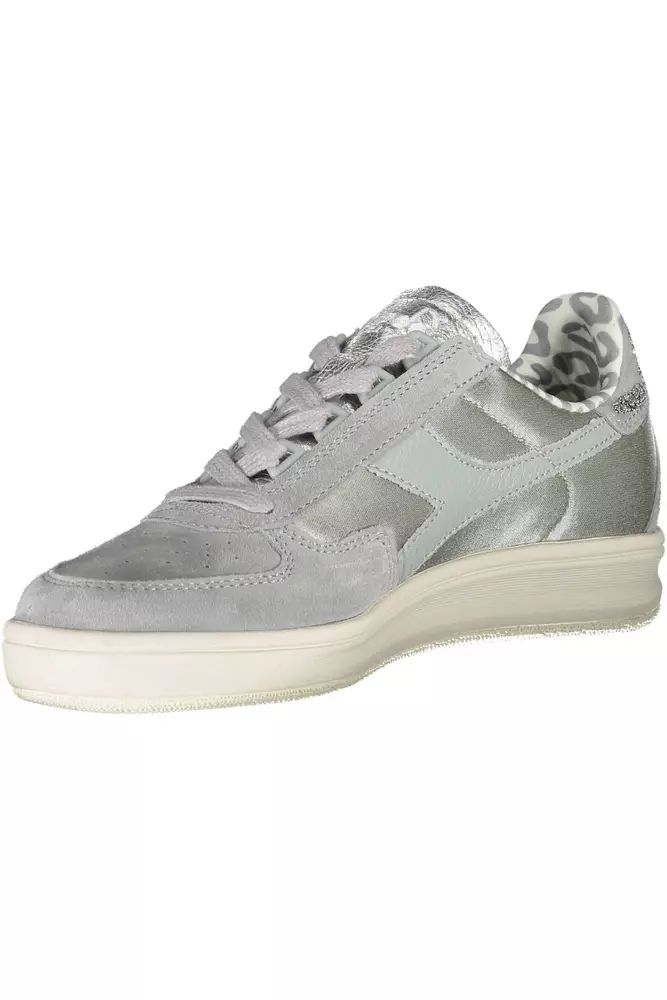 Diadora Gray Fabric Sneaker