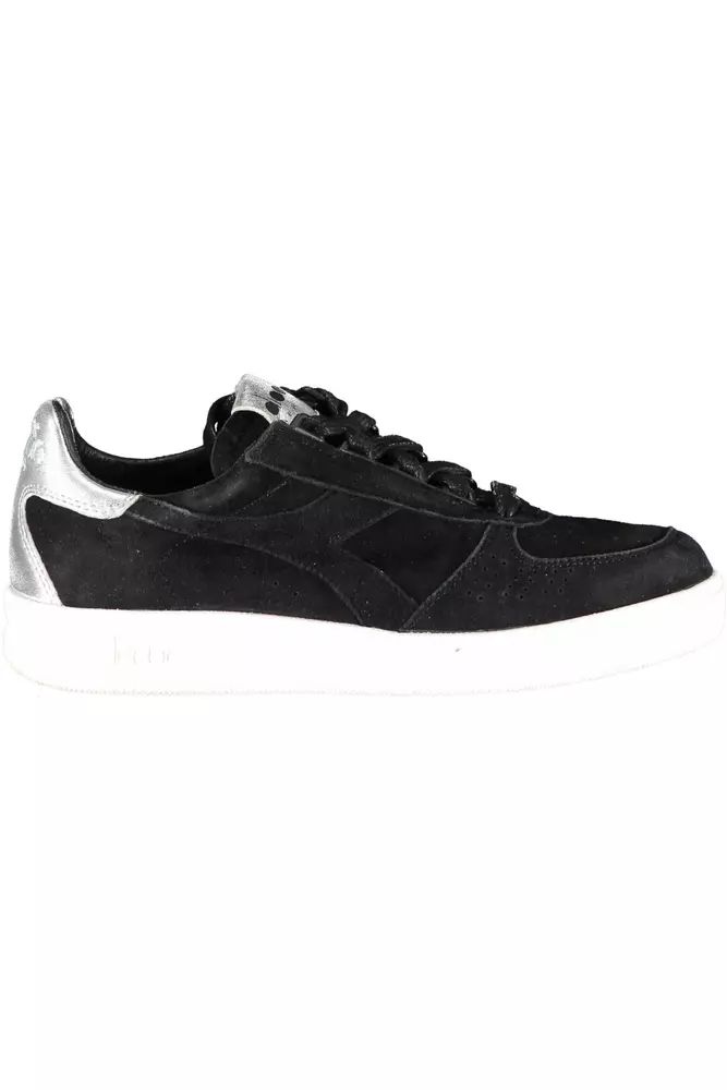 Diadora Black Fabric Sneaker