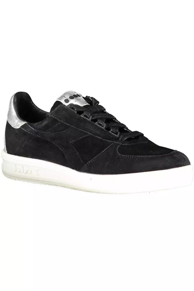 Diadora Black Fabric Sneaker