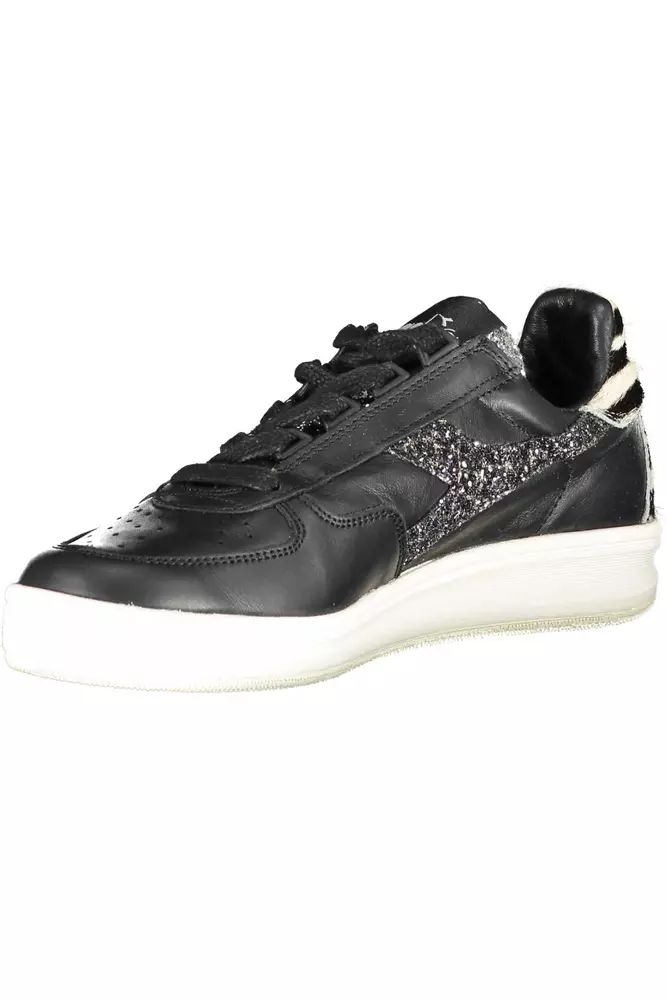 Diadora Black Fabric Sneaker