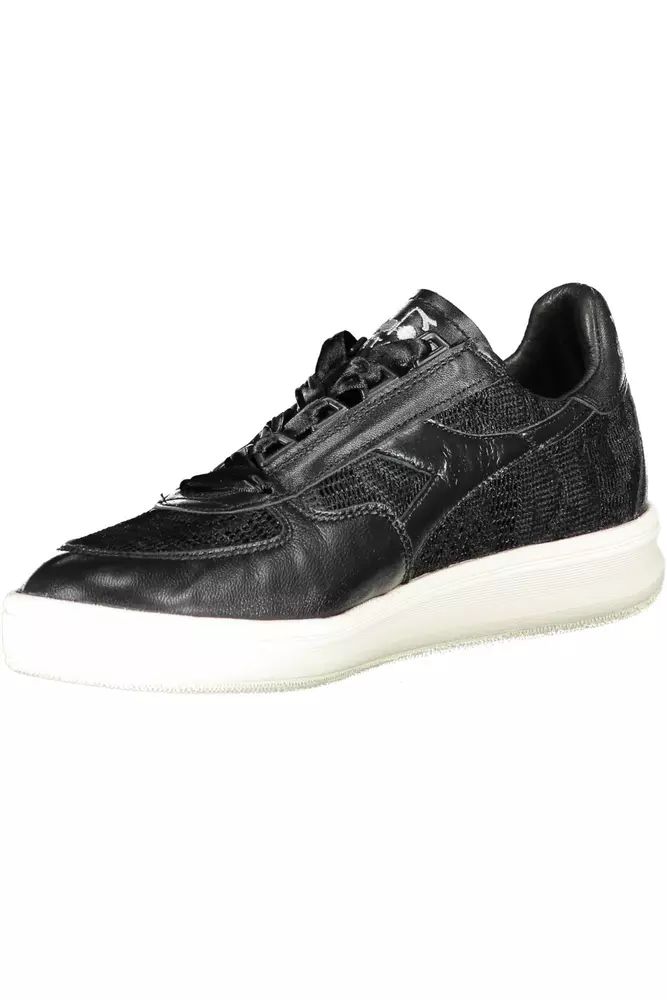 Diadora Black Fabric Sneaker