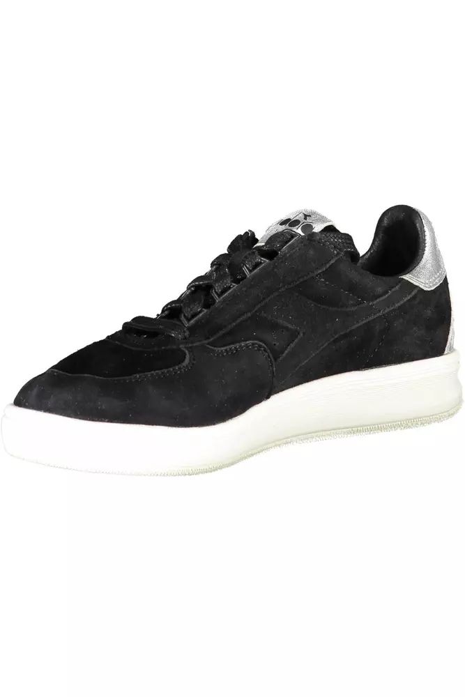 Diadora Black Fabric Sneaker