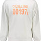 Diesel White Cotton Sweater