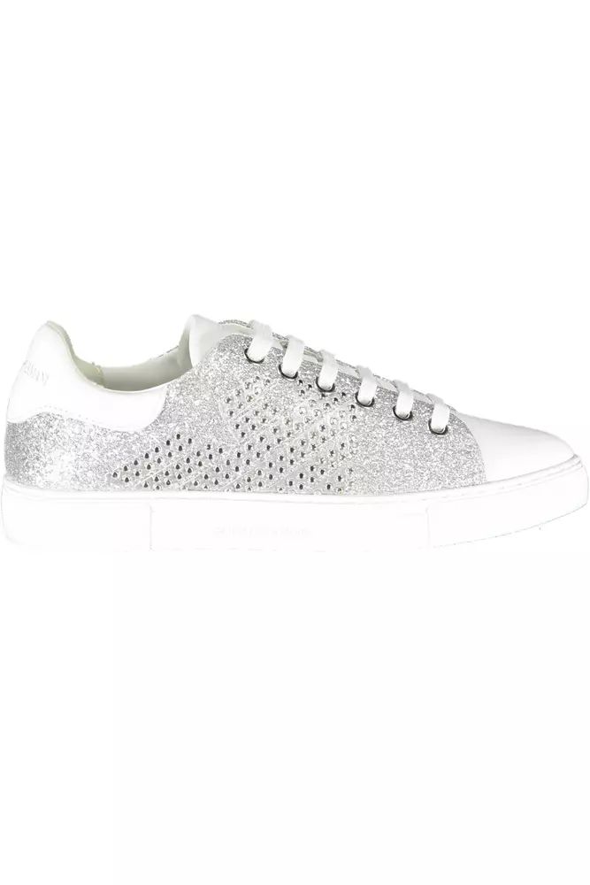 Emporio Armani Silver Polyester Sneaker