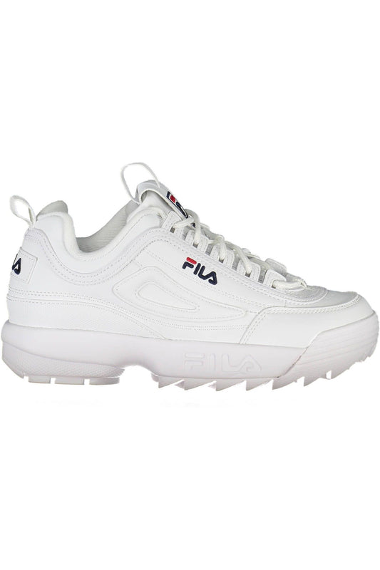 Fila White Polyester Sneaker