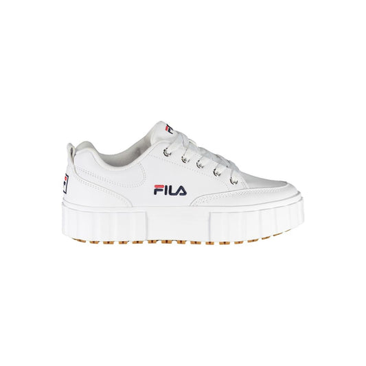 Fila White Polyester Sneaker