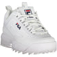 Fila White Polyester Sneaker