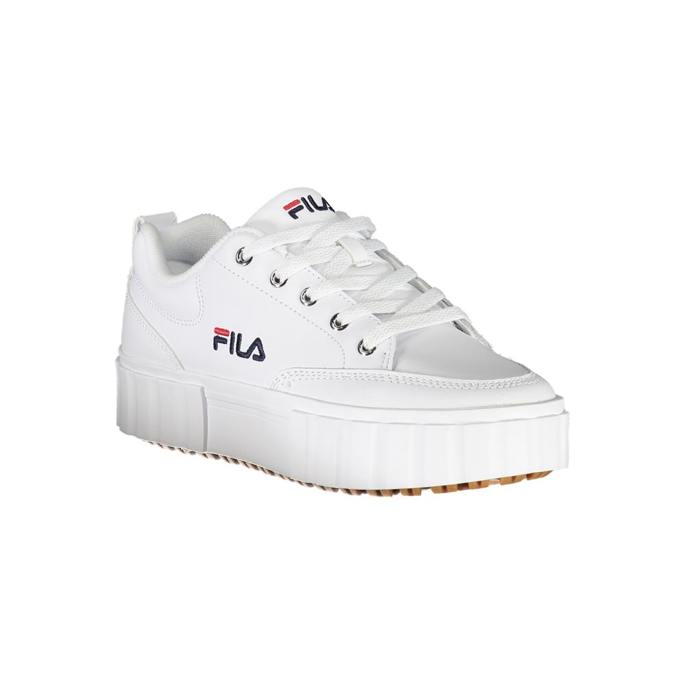 Fila White Polyester Sneaker