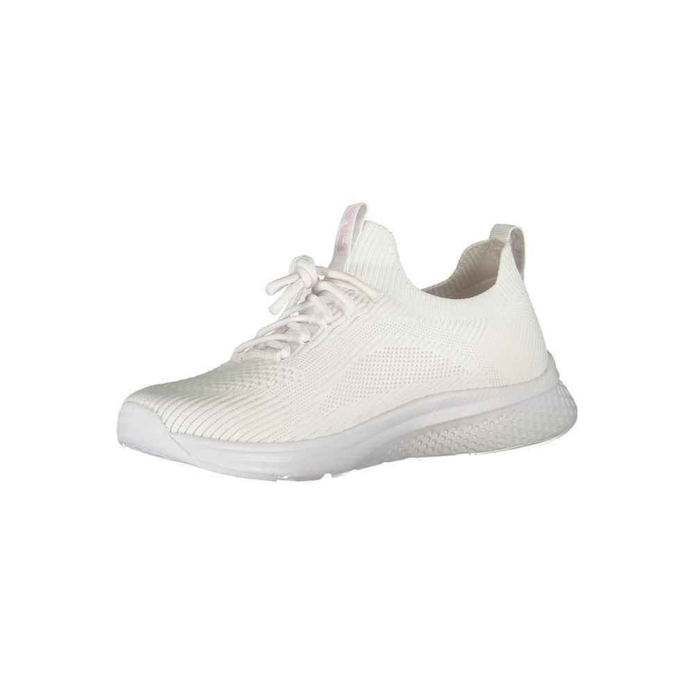 Fila White Polyester Sneaker