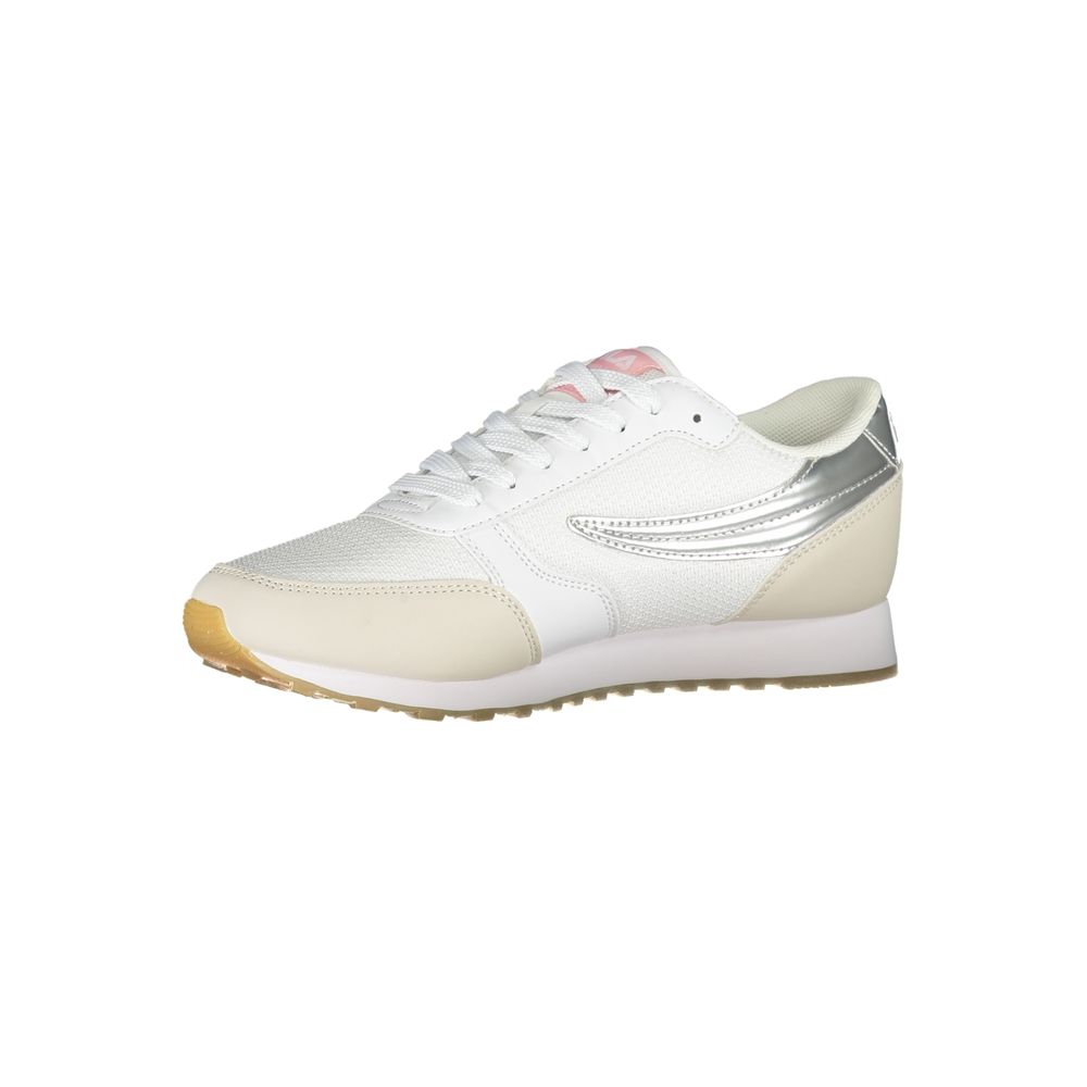 Fila White Polyester Sneaker