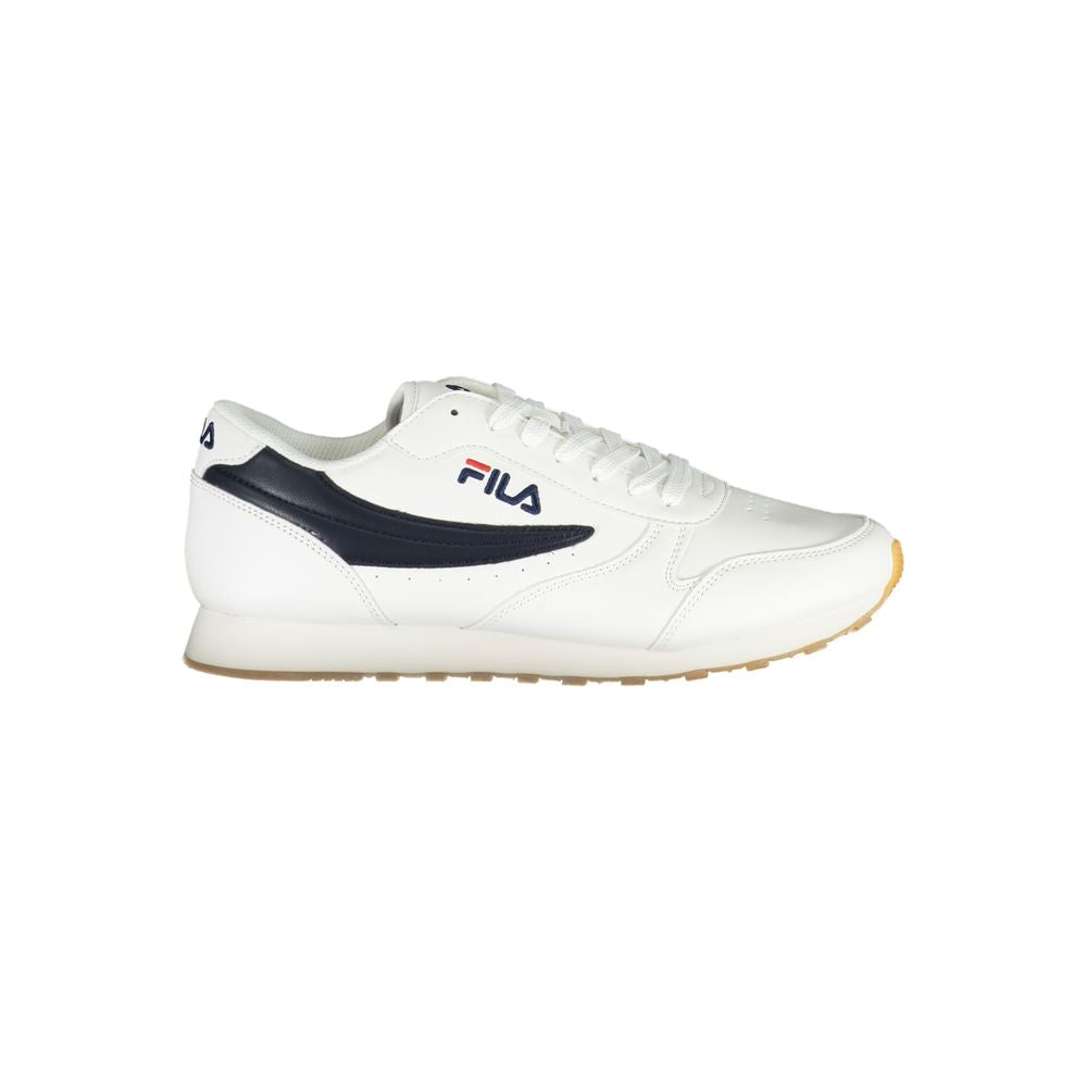 Fila White Polyester Sneaker