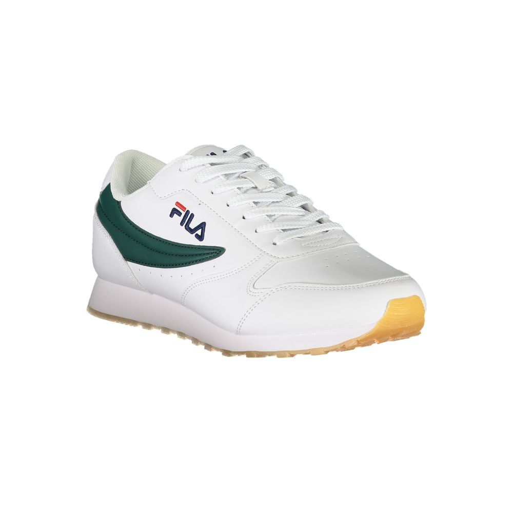 Fila White Polyester Sneaker