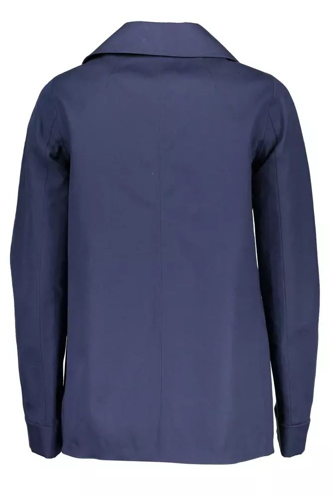 Gant Blue Cotton Jackets & Coat