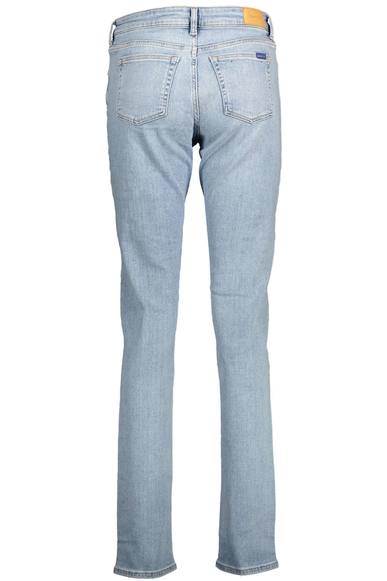 Gant Light Blue Cotton Jeans & Pant