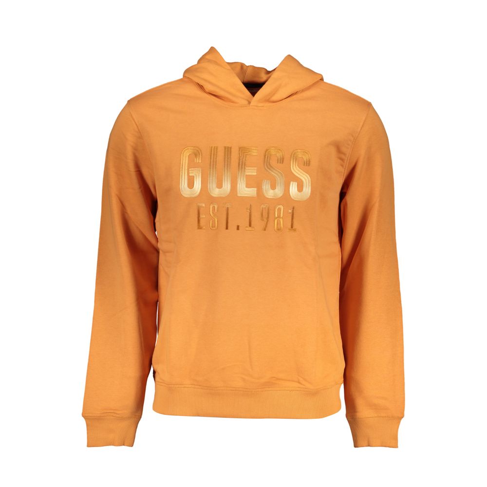 Guess Jeans Orange Cotton Sweater