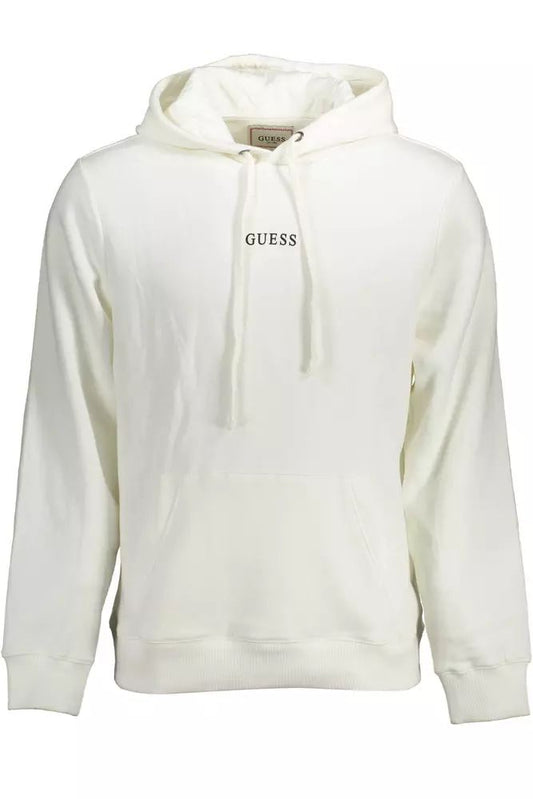 Guess Jeans White Cotton Sweater