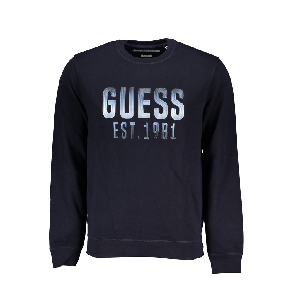 Guess Jeans Blue Cotton Sweater