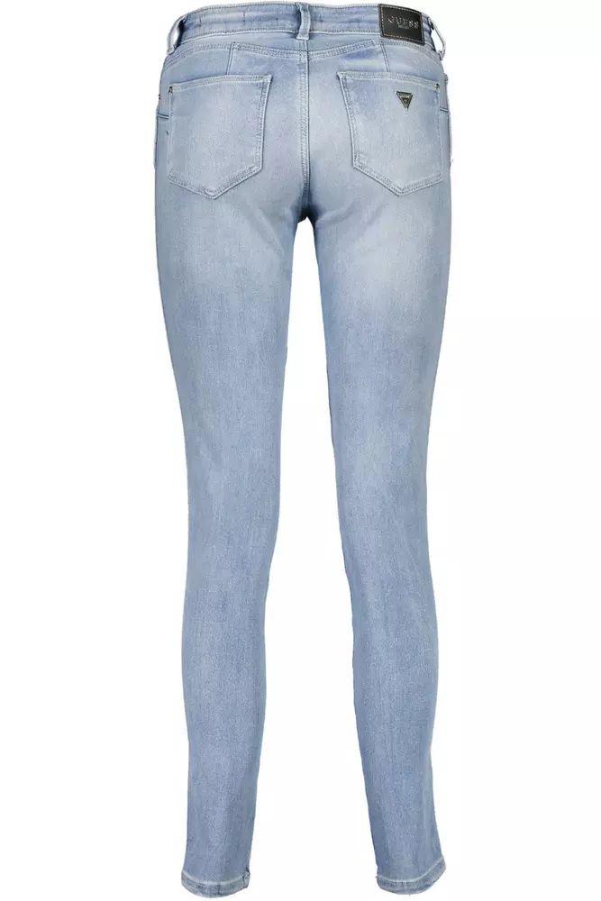 Guess Jeans Light Blue Cotton Jeans & Pant