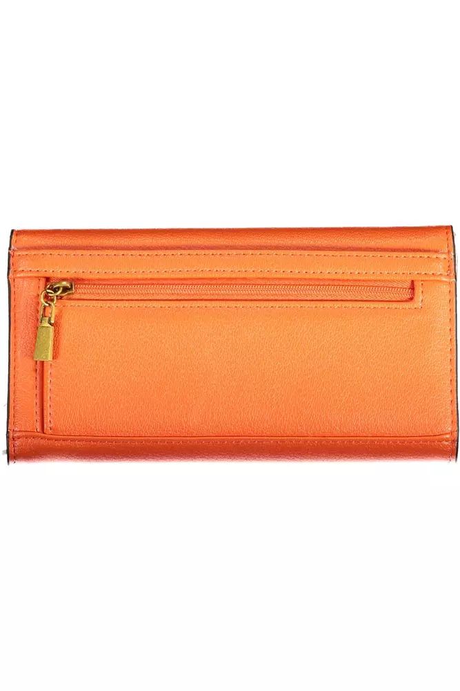 Guess Jeans Orange Polyethylene Wallet