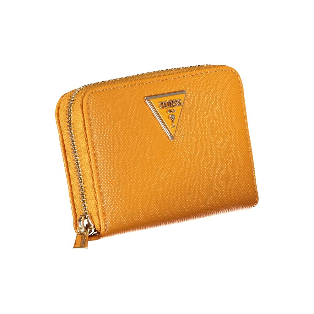 Guess Jeans Orange Polyethylene Wallet