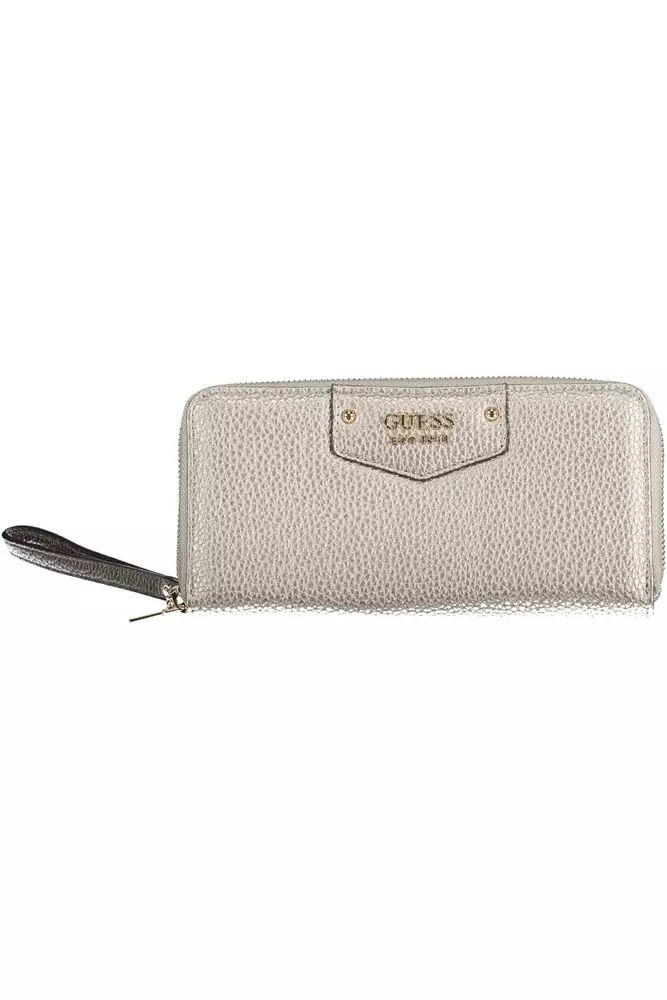 Guess Jeans Silver Polyethylene Wallet