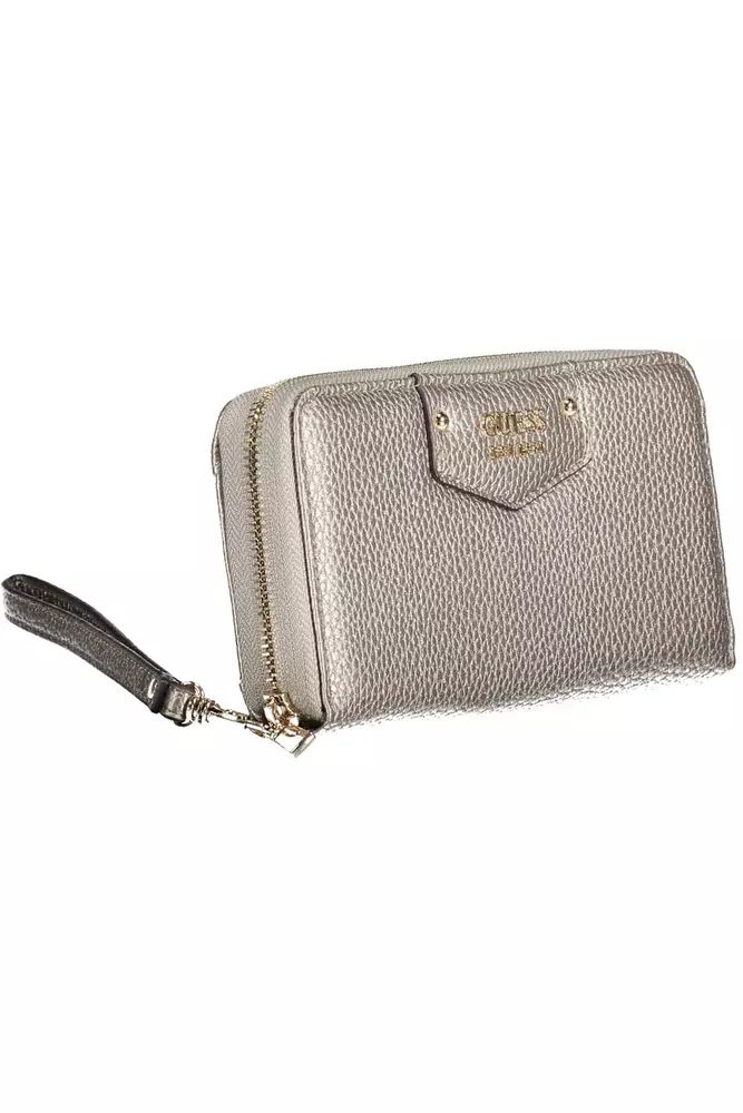 Guess Jeans Silver Polyethylene Wallet