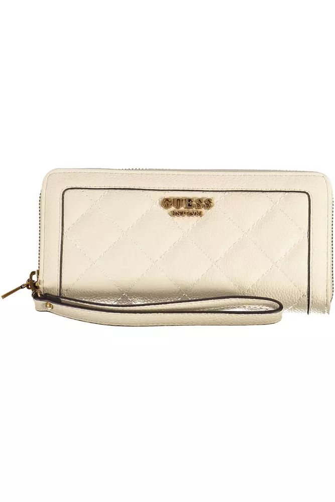 Guess Jeans Beige Polyethylene Wallet