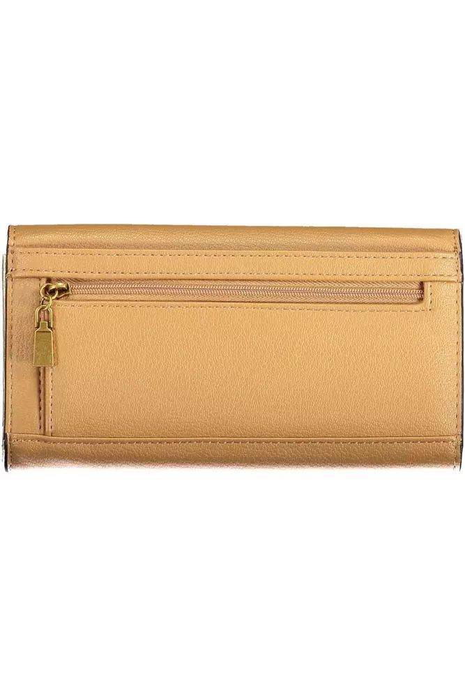 Guess Jeans Beige Polyethylene Wallet