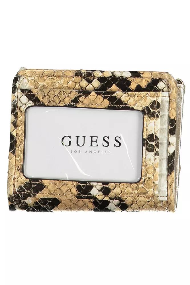 Guess Jeans Beige Polyethylene Wallet