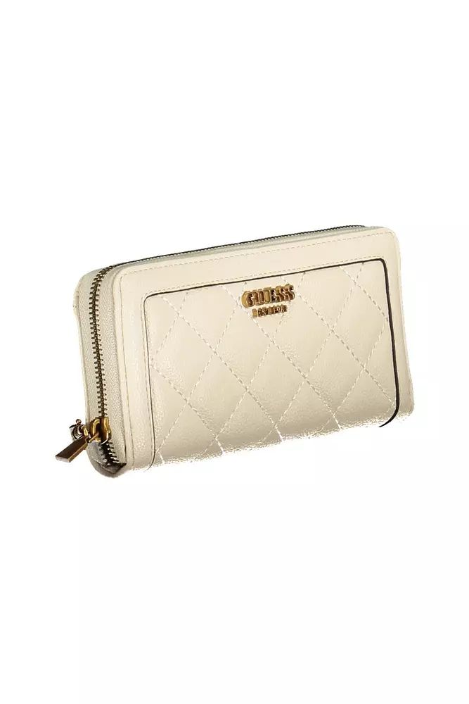 Guess Jeans Beige Polyethylene Wallet