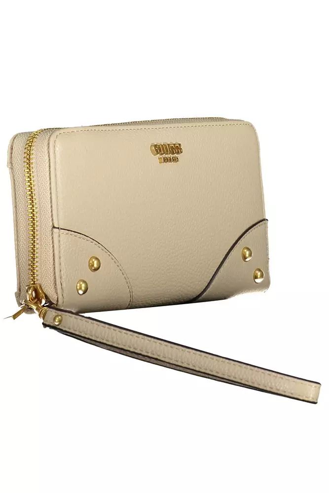 Guess Jeans Beige Polyethylene Wallet