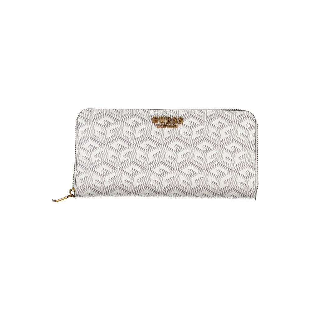 Guess Jeans White Polyethylene Wallet