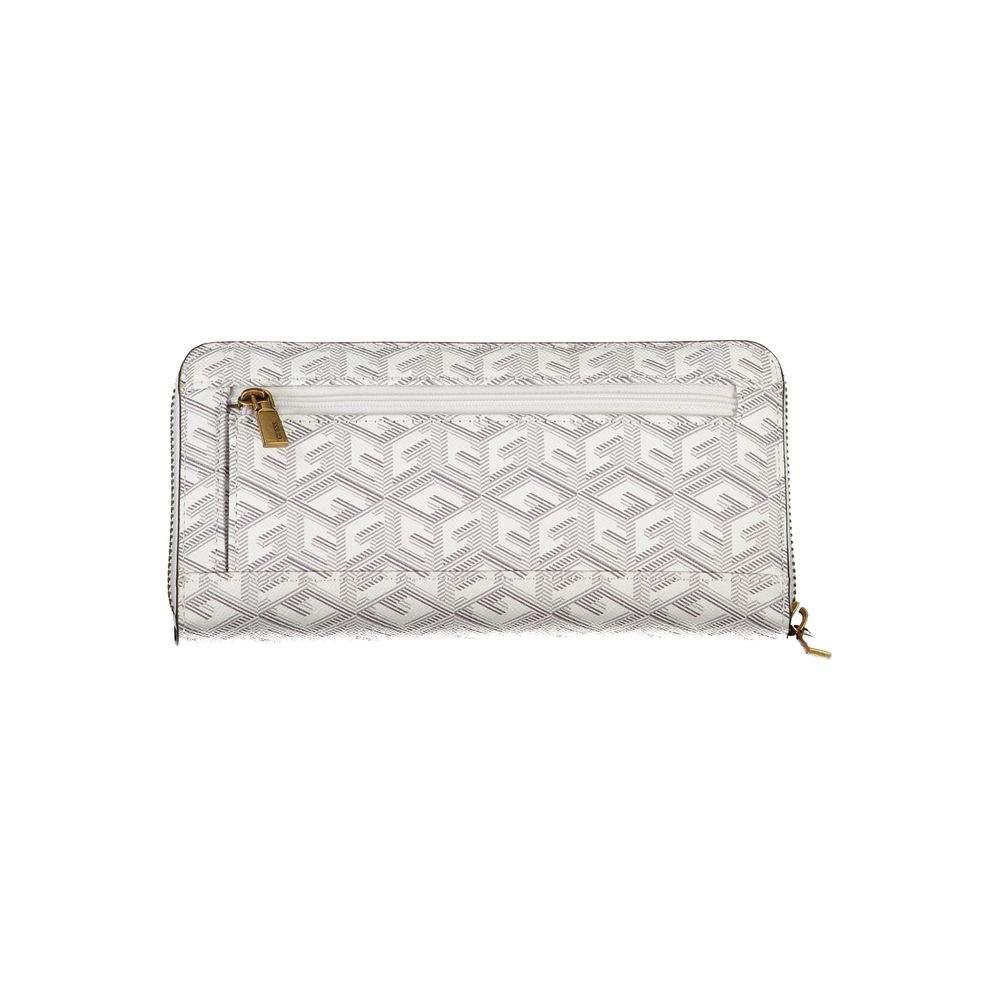 Guess Jeans White Polyethylene Wallet