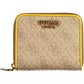 Guess Jeans Yellow Polyethylene Wallet