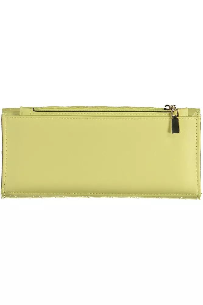 Guess Jeans Yellow Polyethylene Wallet