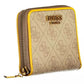 Guess Jeans Yellow Polyethylene Wallet