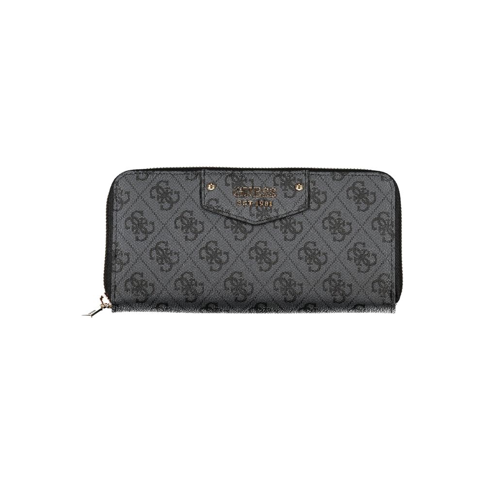 Guess Jeans Gray Polyethylene Wallet