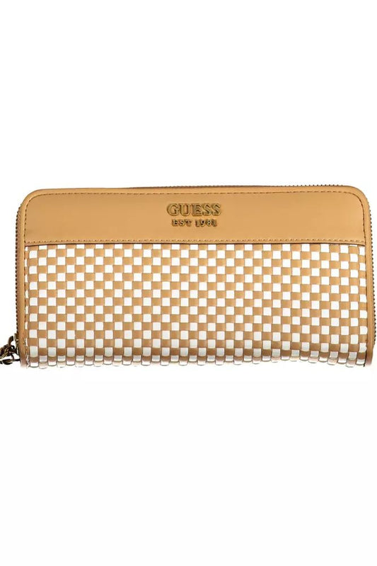 Guess Jeans Brown Polyethylene Wallet