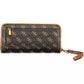 Guess Jeans Brown Polyethylene Wallet