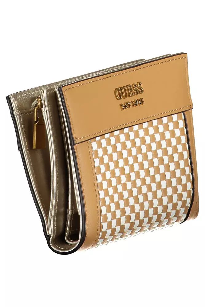 Guess Jeans Brown Polyethylene Wallet