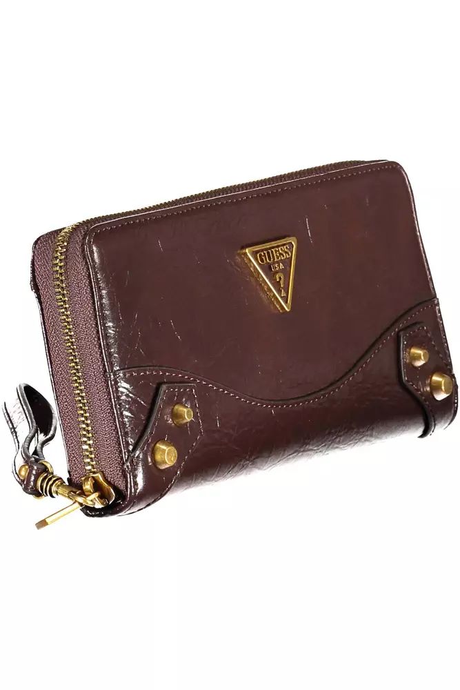 Guess Jeans Brown Polyethylene Wallet