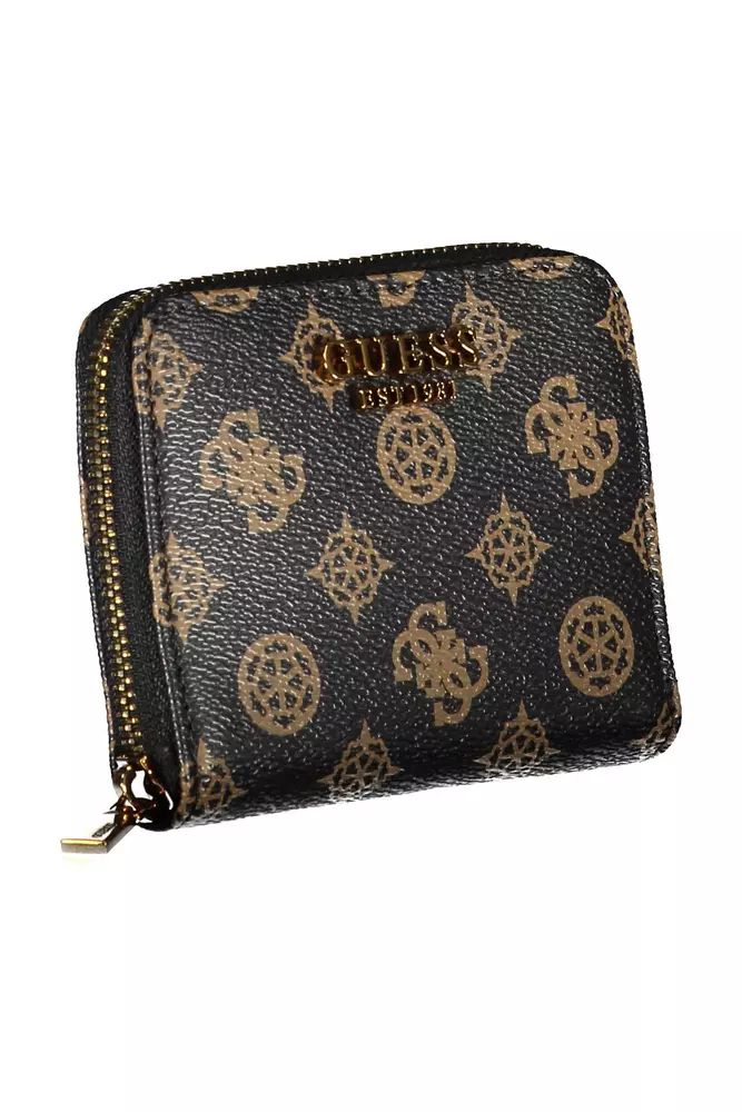 Guess Jeans Brown Polyethylene Wallet