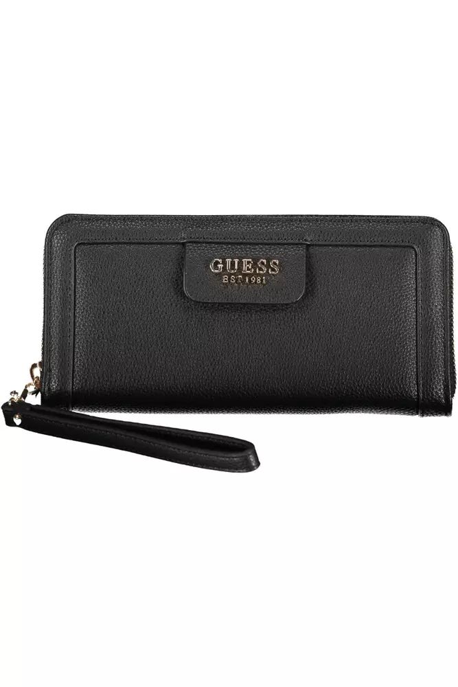 Guess Jeans Black Polyethylene Wallet