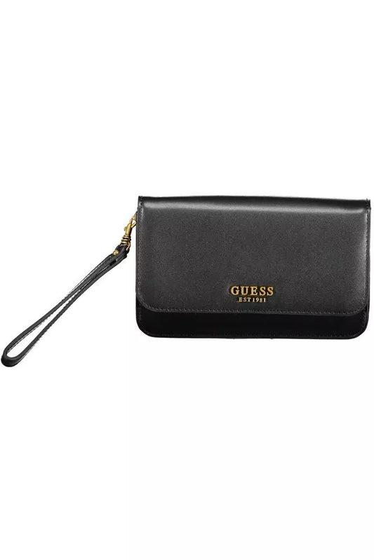 Guess Jeans Black Polyethylene Wallet