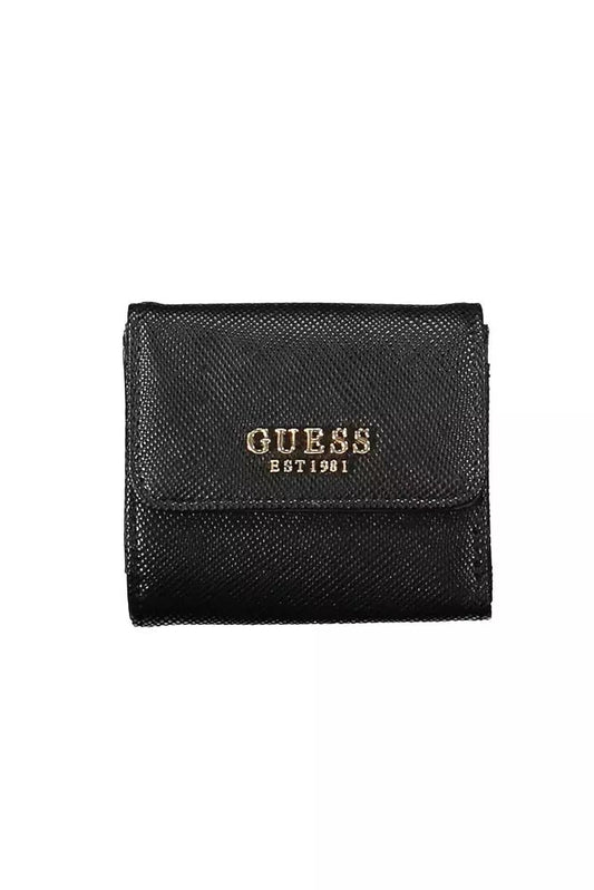 Guess Jeans Black Polyethylene Wallet