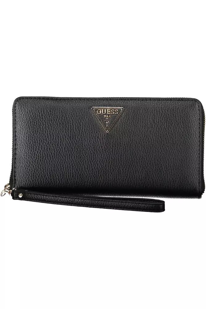 Guess Jeans Black Polyethylene Wallet