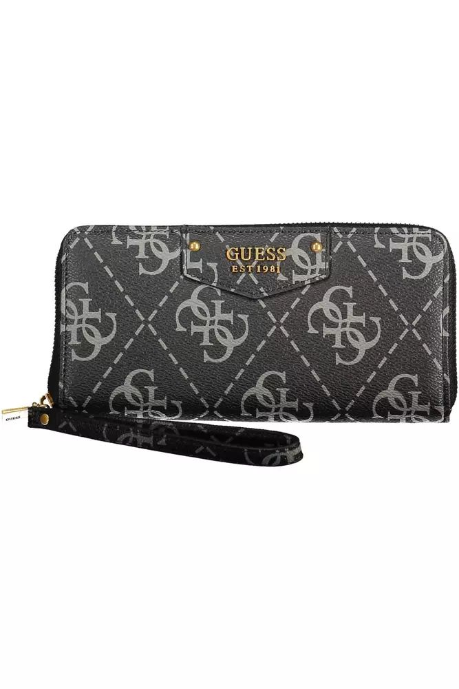 Guess Jeans Black Polyethylene Wallet